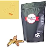 Treats Happen Duck Feet 20pcs (300g) - All Natural Dehydrated Dog Treats. Great for Teeth, Hips, and Joints.