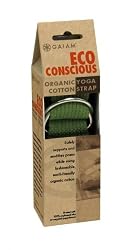 Gaiam Eco Conscious Organic Cotton Yoga Strap (Sage)