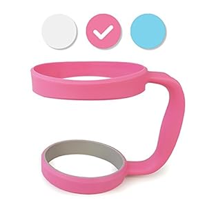 Handle For Yeti Rambler Tumbler 30 Ounce In Princess Pink - Also Fits The Berg RTIC Ozark Trail & SIC Cups 30 OZ Sizes & Most Other Models In 30 OZ