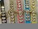 Rhinestone Dog Collar - Dainty 1/4 Wide - 12 - SILVER