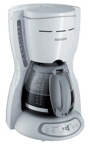 Severin KA 4030 Kaffeeautomat mit Timer, wei&szlig;-grau / bis 10 Tassen / 1000 W Preisvergleich