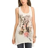 GUESS Flora Collage Tunic, IVORY (S)