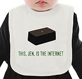 The Internet ネクタイを有する有機ビブ Medium