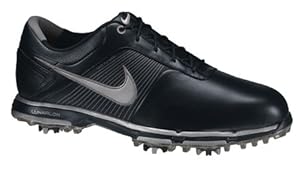 Nike Golf Men's Nike Lunar Control Golf Shoe,Black/Metallic Silver,10 W US