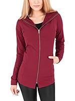 Urban Classics Sudadera con Cierre (Burdeos)
