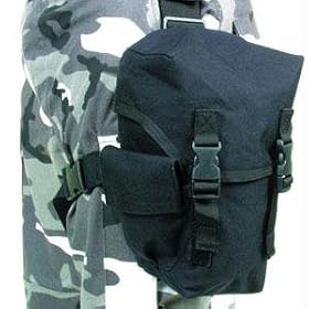 Omega Gas Mask Pouch, Black by Gas Mask