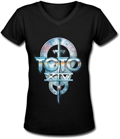 CZR fashion girl's Toto popular tour women's t shirt Black XL
