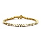 Clevereve's 18Kt Gold Yellow Tennis Bracelet
