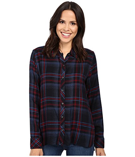 [マイケルスターズ] Michael Stars レディース Plaid Hi-Low Boyfriend Shirt トップス [並行輸入品]