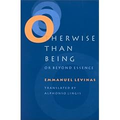 Otherwise Than Being: Or Beyond Essence