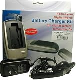 Battery Charger Kit for Fuji NP-80 (NP80)