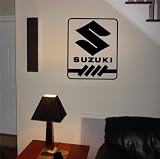GARAGE WALL SUZUKI EMBLEM LOGO DECAL STICKER ART 20