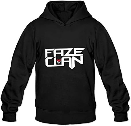 Men's Faze Clan Logo Hoodies Cool L Black