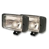 OEM style clear driving kit; black housing