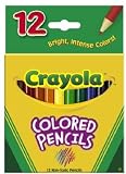 COLORED PENCILS 12 HALF LENGTH