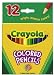 Colored Pencils, Crayola, Half-Length, 8 Ct., Assorted Colors BIN684112