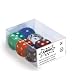 W�rfel-Set - Transparent W6 (6 W�rfel), verschiedene Farben