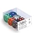W&uuml;rfel-Set - Transparent W6 (6 W&uuml;rfel), verschiedene Farben