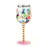 Top Shelf Happy Birthday Wine Glass
