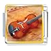 Jewelry : Violin Music Photo Italian Charm Bracelet