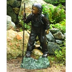 Hiking Holly statue Home garden sculpture european New