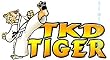 Martial Arts T-shirt - TKD Tiger (White T-shirt) - CHL, CHM, L, M, S, or XL