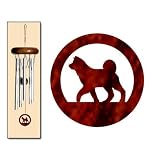 Akita Wind Chimes X-SMALL Silver
