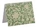 Think Posh Metallic Green/Ivory Flock Notecards (Pack of 10 Cards + Matching Envelopes) - Wedding Stationery