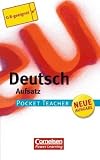 Pocket Teacher - Sekundarstufe I (mit Umschlagklappen): Deutsch: Aufsatz - Dietrich Berger, Manfred Kienzler