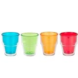 Pint 8 oz Double Wall Juice Cup (Set of 8) - Assorted Colors