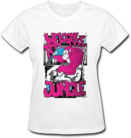 XINGYUNA Welcome To The Jungle Tees For Womens XXL White