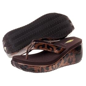 VOLATILE Mimi Womens Wedge Platform Shoes Sandals Black Bronze Cheetah Animal Print Thong VOLATILE Mimi Womens Wedge Platform Shoes Sandals Black Bronze Cheetah Animal Print Thong