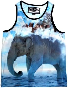 Super Massive Men's Dream Land Photo Sublimated Tank Small Full Color