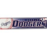 Los Angeles Dodgers - Logo & Name Bumper Sticker MLB Pro Baseball