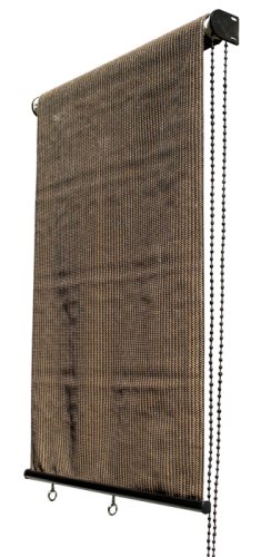 Coolaroo Select Series Roll up Sun Shade HDPE -continuous loop clutch 10 x 6' Mocha 338909