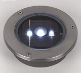Eigenschaften NÄVE Leuchten  / LED-SOLAR Bodeneinbaustrahler, mit 3 LEDs, Edelstahl, NÄVE