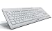 Cherry eVolution STREAM Corded MultiMedia Keyboard Tastatur USB+PS/2 Combo hellgrau