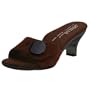 Helle Comfort Women's Brenda Slide,Brown,6 M