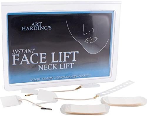 NEW INSTANT FACELIFT AND NECKLIFT FACE NECK LIFT KIT TAPES ANTI AGEING STRIPS By Emmy Award winning makeup artist Art Harding ( (Dark Hair Kit) by Art Harding