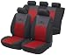 Produkt-Bild: WALSER AM12467 TOP Universal Autositzbezug Racing rot/schwarz