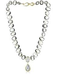 Nava Zahavi Starlight Crystal, Moonstone and High Karat Gold Necklace