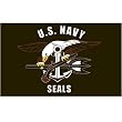 US Navy Seals Flag 3x5ft Polyester
