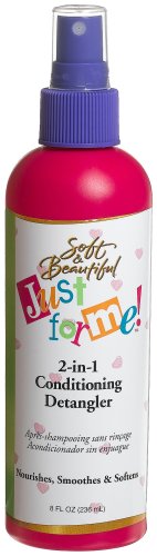 Just For Me 2-in-1 Conditioning Detangler - 8 Ounce Pump Bottles (Pack of 6)