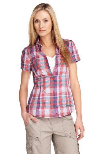 ESPRIT SPORTS Damen Bluse Regular Fit, D69450, Gr. 40 (L), Pink (Morning Glory 616) Preisvergleich
