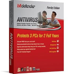 Click here to buy Bitdefender Antivirus 2009� - 2 Yr 3Pc by Bitdefender LLC.