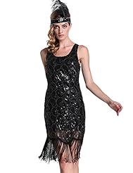 Sequined Polyester Cocktail Knee Length Paisley Party Dress 
