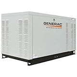 Generac QT02724ANAX 27,000 Watt Liquid Cooled Propane/Natural Gas Powered Home Automatic Standby Generator (CARB Compliant)