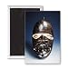 Mask from the Ivory Coast, 11th - 20th.. - 3x2 inch Fridge Magnet - large magnetic button - Magnet