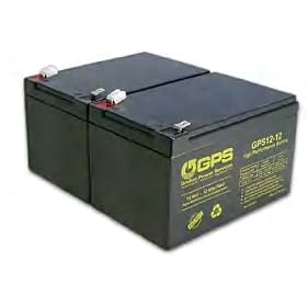 Boreem Jia 12 Volt 12 Ah Seal Lead Acid /SLA Electric Scooter Batteries (Set of 2)