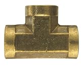 10 each: Anderson Brass Pipe Tee (AB101A-A)